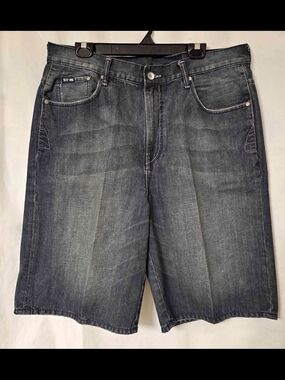 Ecko Unlimited Dark Wash Denim Jean Shorts